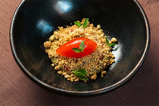 Веганский десерт с арбузом